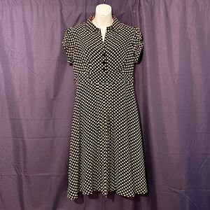 Cato 40’s style polka dot dress